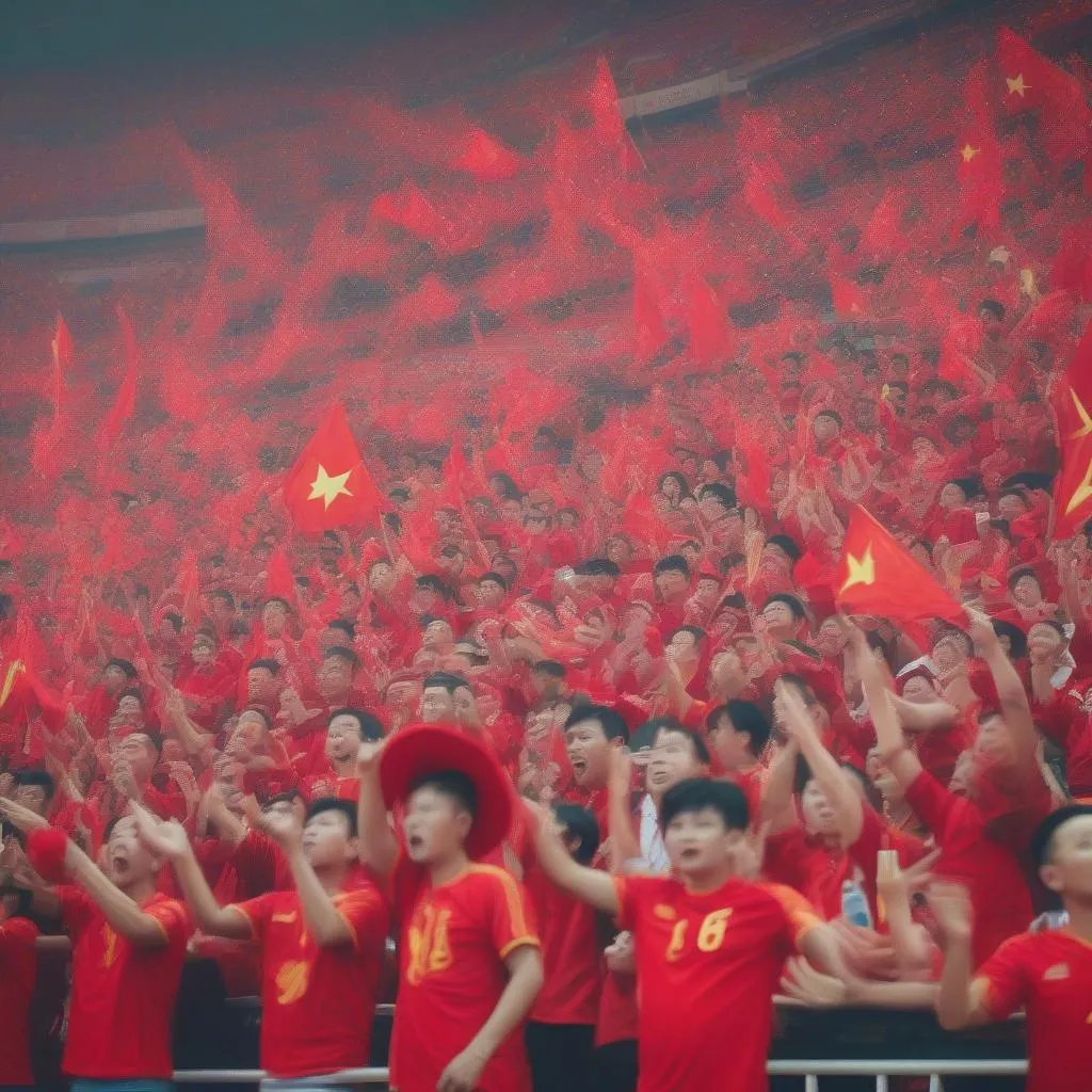 Cổ động viên Việt Nam Asian Cup 2018