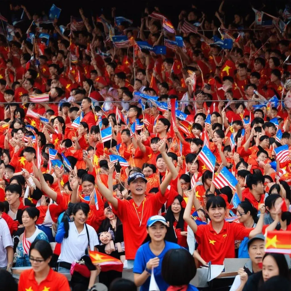 Cổ vũ cho vận động viên Việt Nam tại Olympic Tokyo