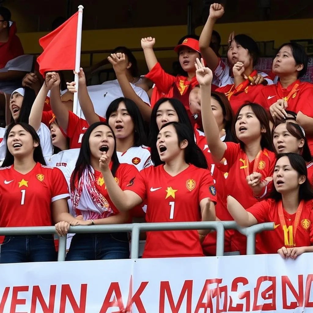 Cổ vũ Nữ Việt Nam tại Asian Cup