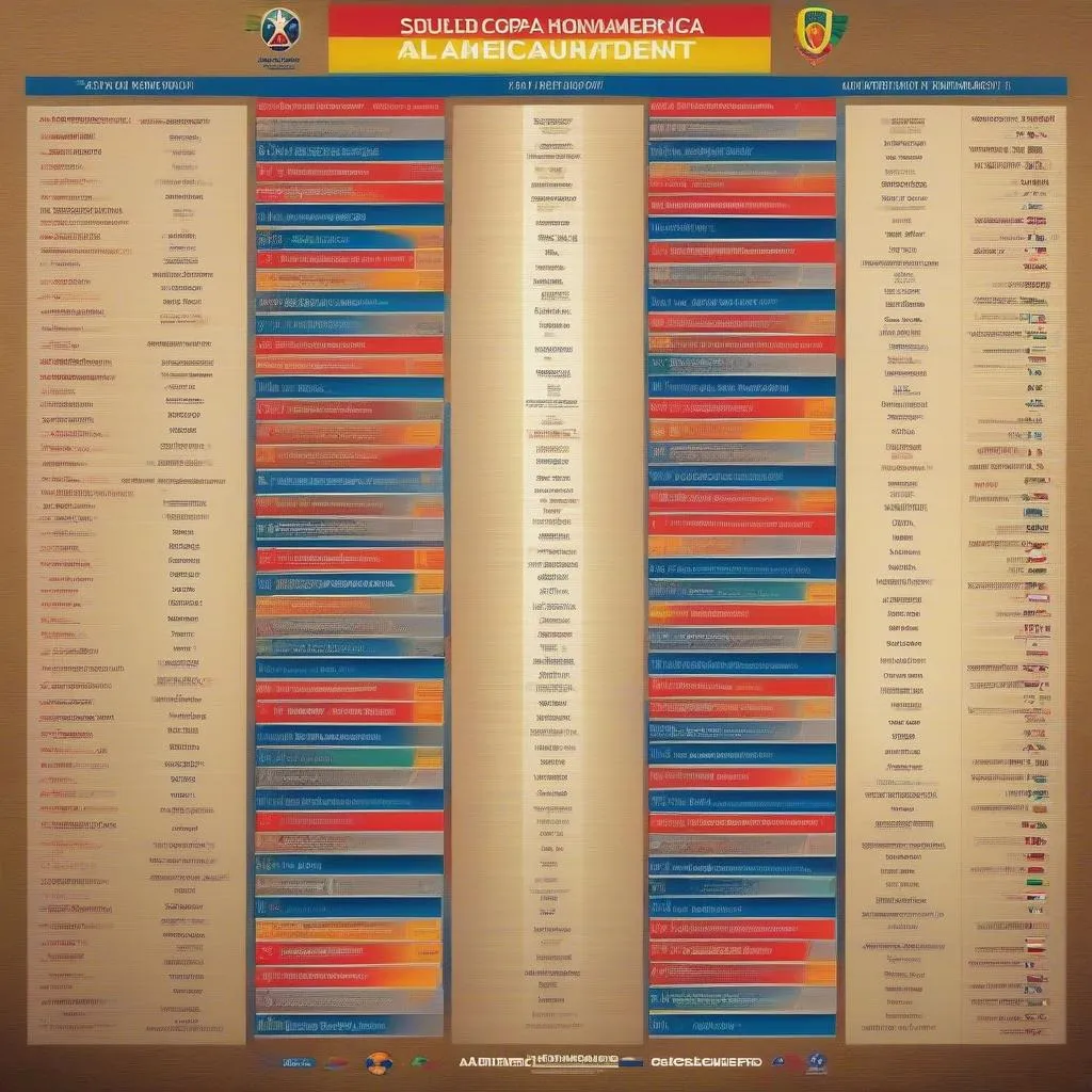 Lịch thi đấu Copa América 2018