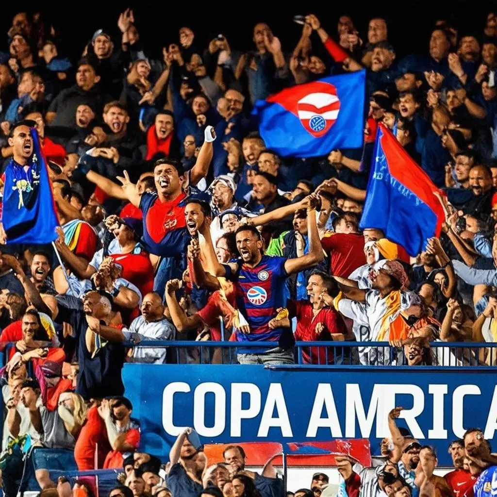 Cổ vũ đội tuyển Copa America