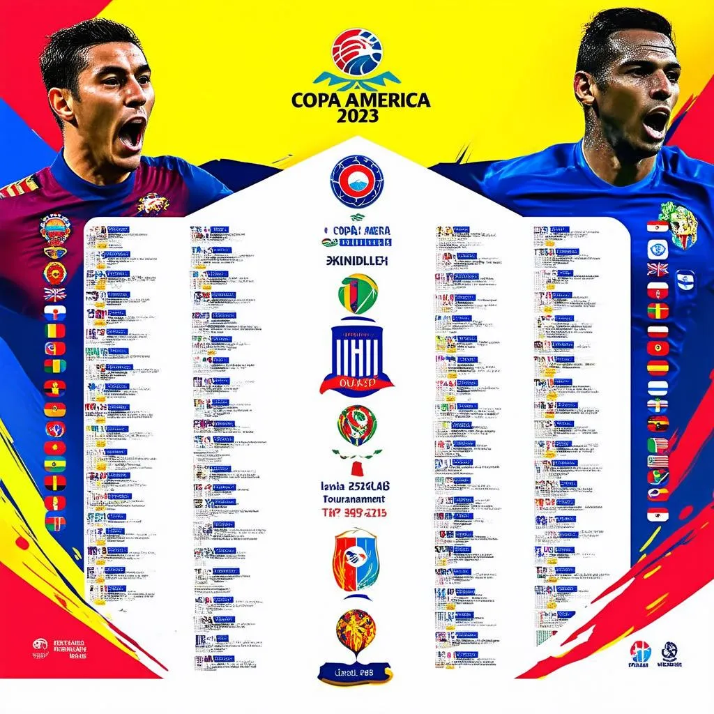 Lịch thi đấu Copa America 2023