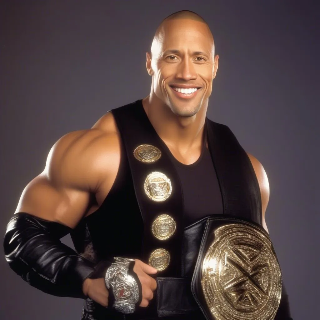 Đai Vô Địch Hạng Nặng WWE - The Rock 