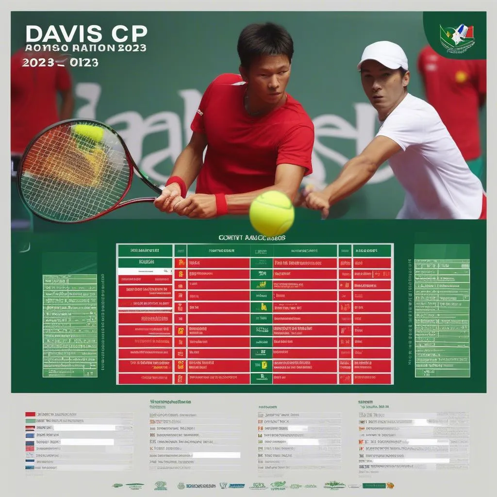 Lịch thi đấu Davis Cup 2023: Cập nhật mới nhất, thông tin chi tiết về các trận đấu