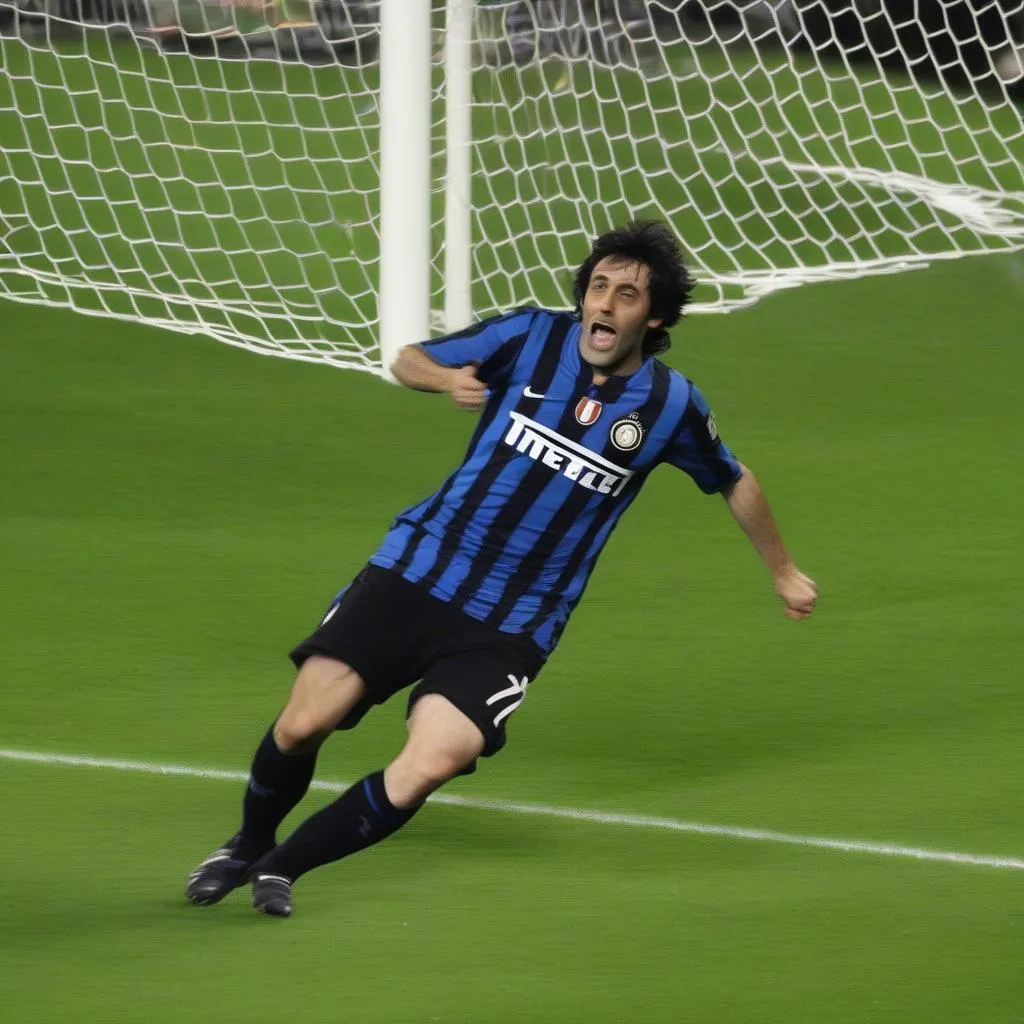 Diego Milito ghi bàn thắng chung kết UEFA Champions League 2010