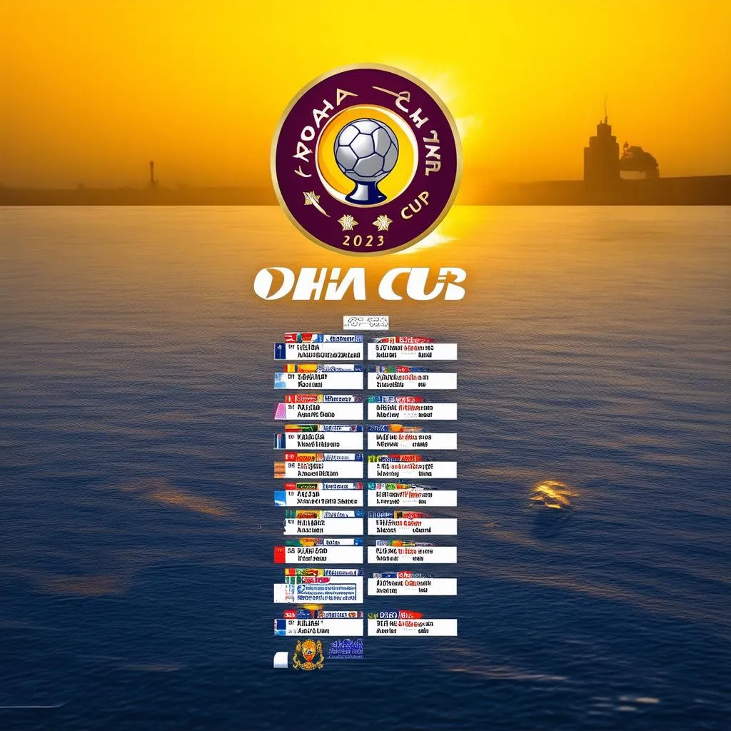 Lịch thi đấu Doha Cup 2023