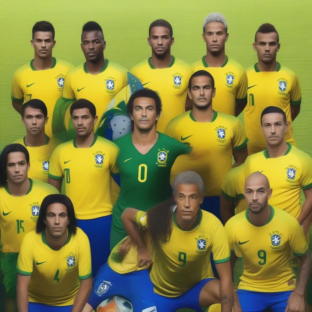 Đội hình Brazil ra sân tại World Cup