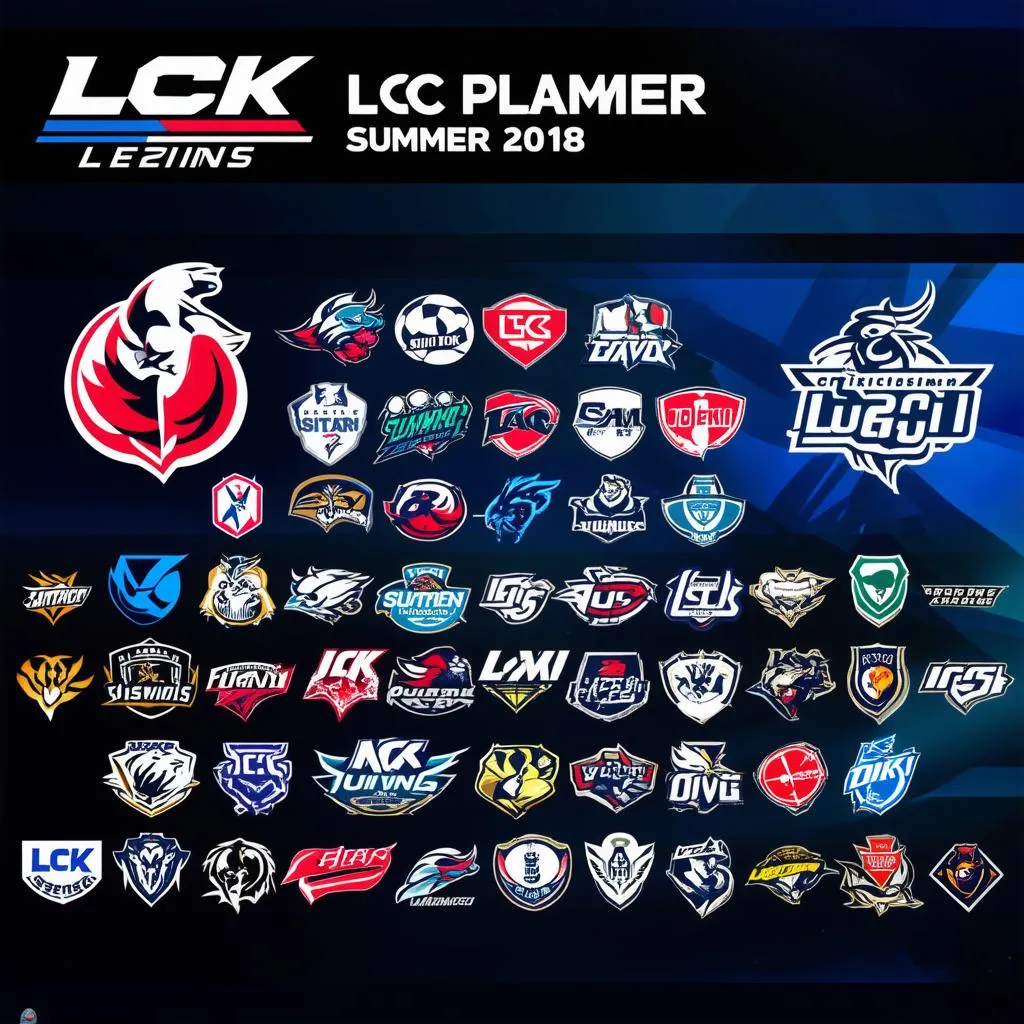 Đội hình các đội tuyển LCK mùa hè 2018