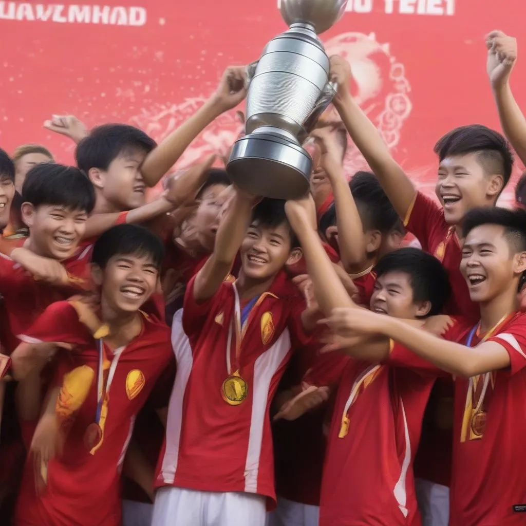 Đội hình U15 Việt Nam vô địch Đông Nam Á