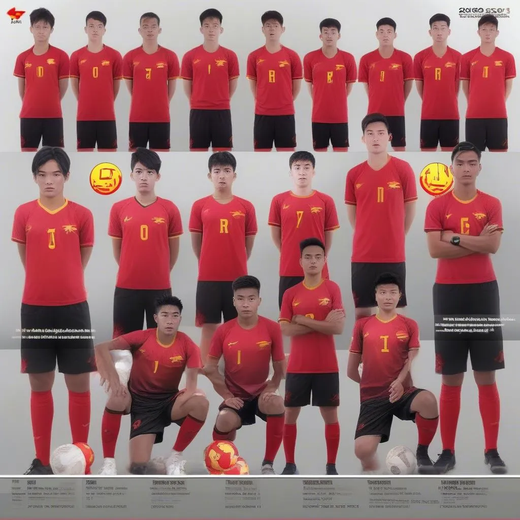 Đội hình U18 Việt Nam 2023