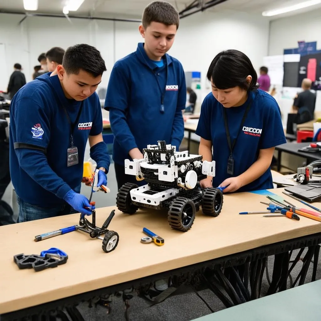 Đội thi đấu Robocon 2018