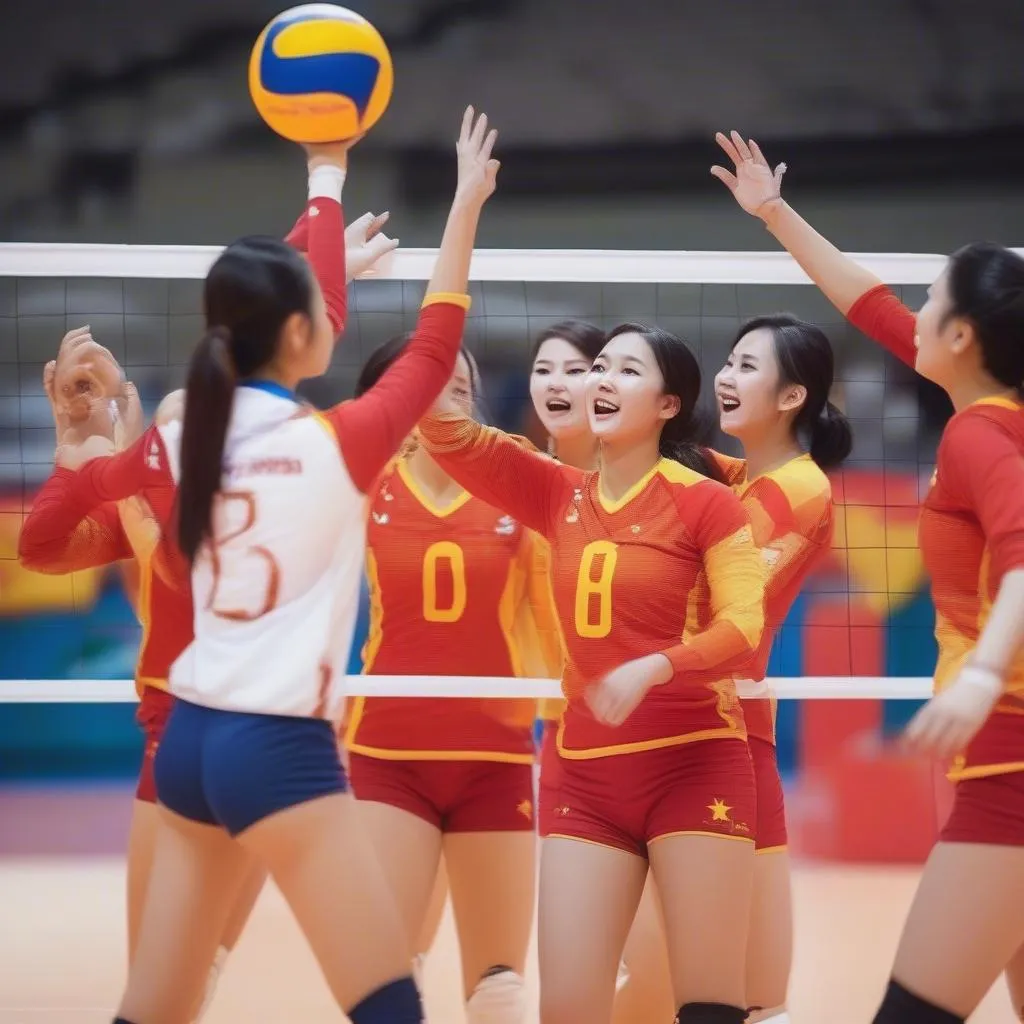 Đội tuyển bóng chuyền nữ Việt Nam ASIAD 2023 - Nét đẹp và tài năng