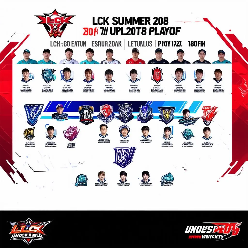 Các đội tuyển LCK mùa hè 2018