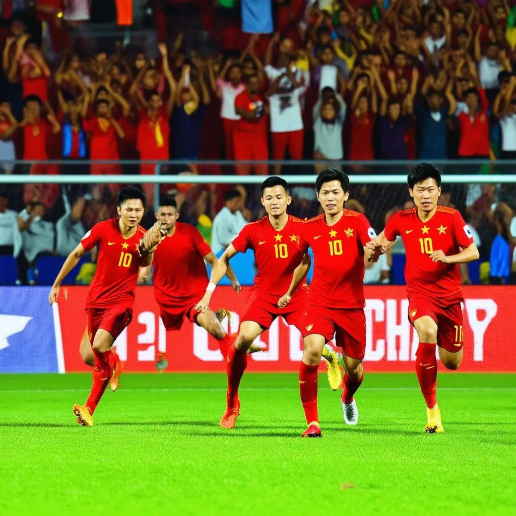 Đội tuyển Việt Nam thi đấu AFF Cup