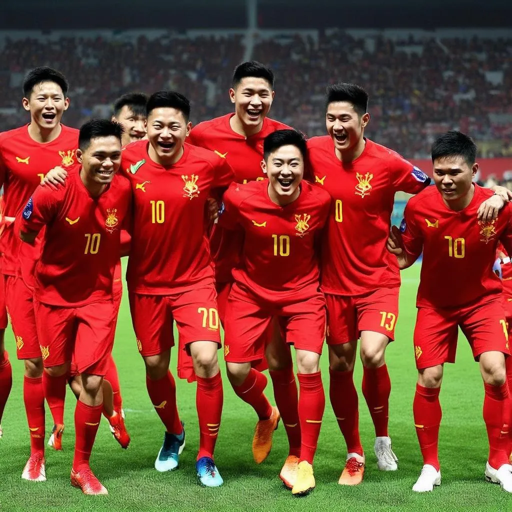 Đội tuyển Việt Nam thi đấu Asian Cup 2024