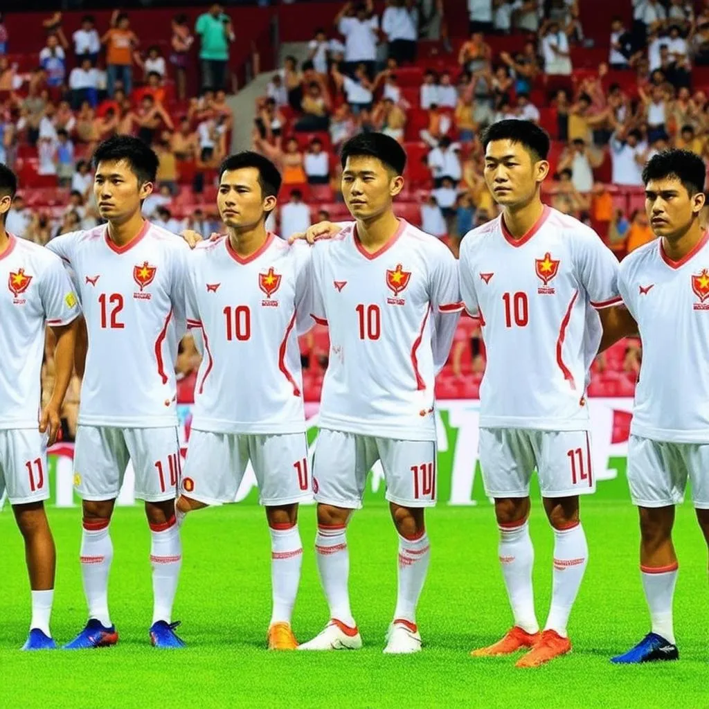 Đội tuyển Việt Nam thi đấu Asian Cup