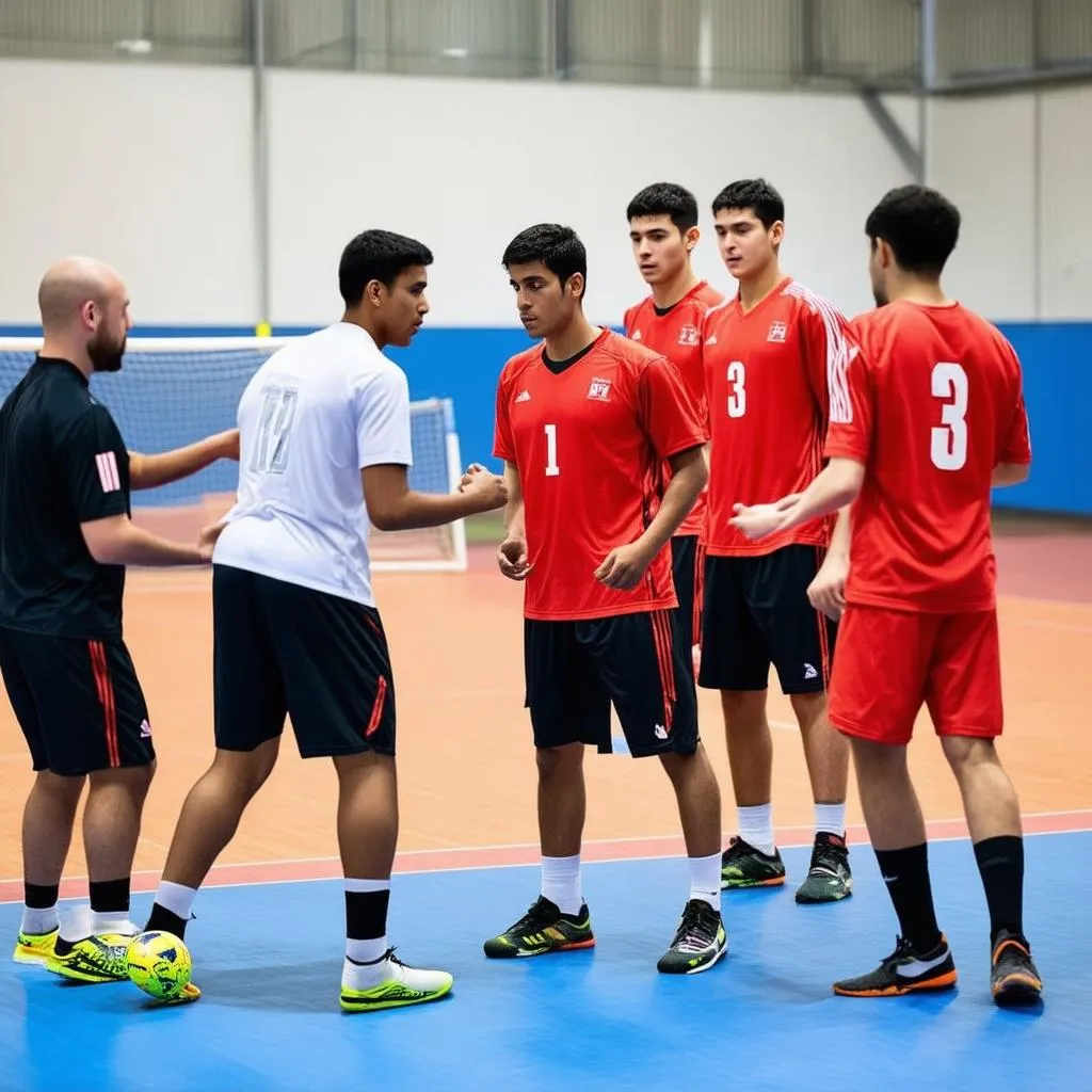 Đội tuyển Việt Nam thi đấu futsal