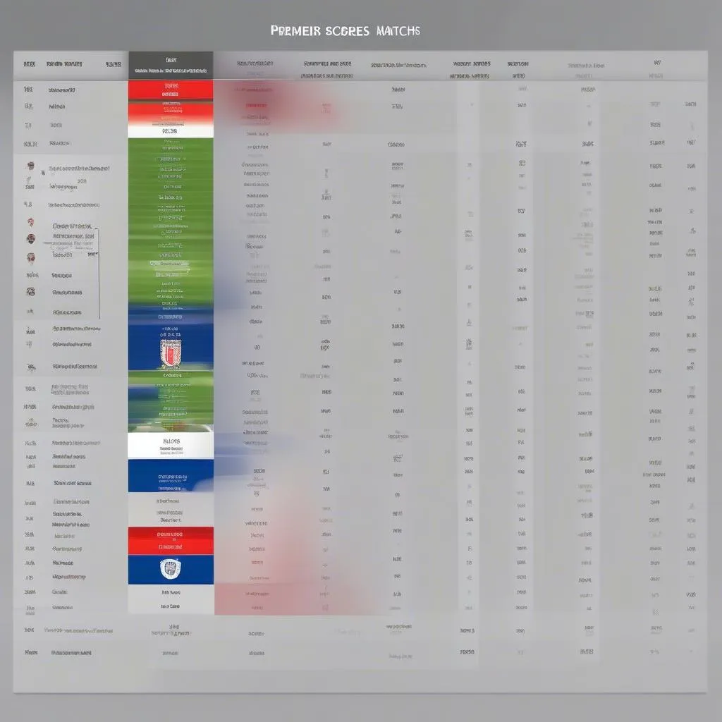 Dự đoán tỷ số Premier League