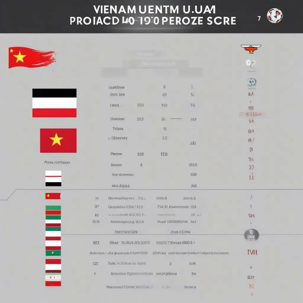 Dự đoán tỷ số trận đấu Việt Nam gặp UAE