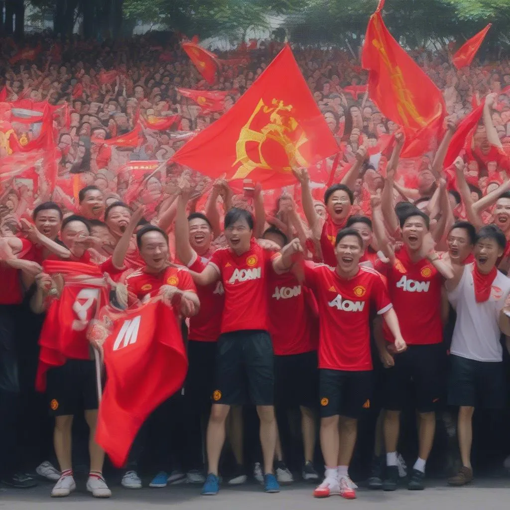 Manchester United fans in Vietnam