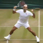 Roger Federer nâng cao chiếc cúp Wimbledon 2017