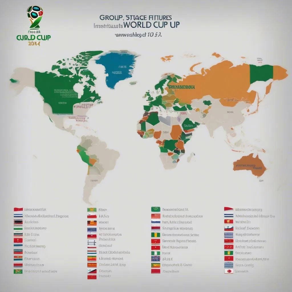 Bảng thi đấu vòng bảng World Cup 2014