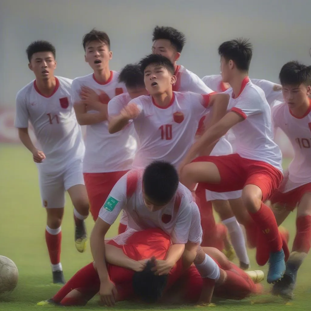 Giải vô địch bóng đá U-18 Đông Nam Á 2019: Đội tuyển Việt Nam thi đấu đầy nhiệt huyết và quyết tâm