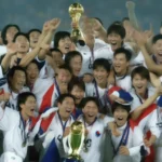 Hình ảnh đội tuyển Hàn Quốc ăn mừng chức vô địch World Cup 2002