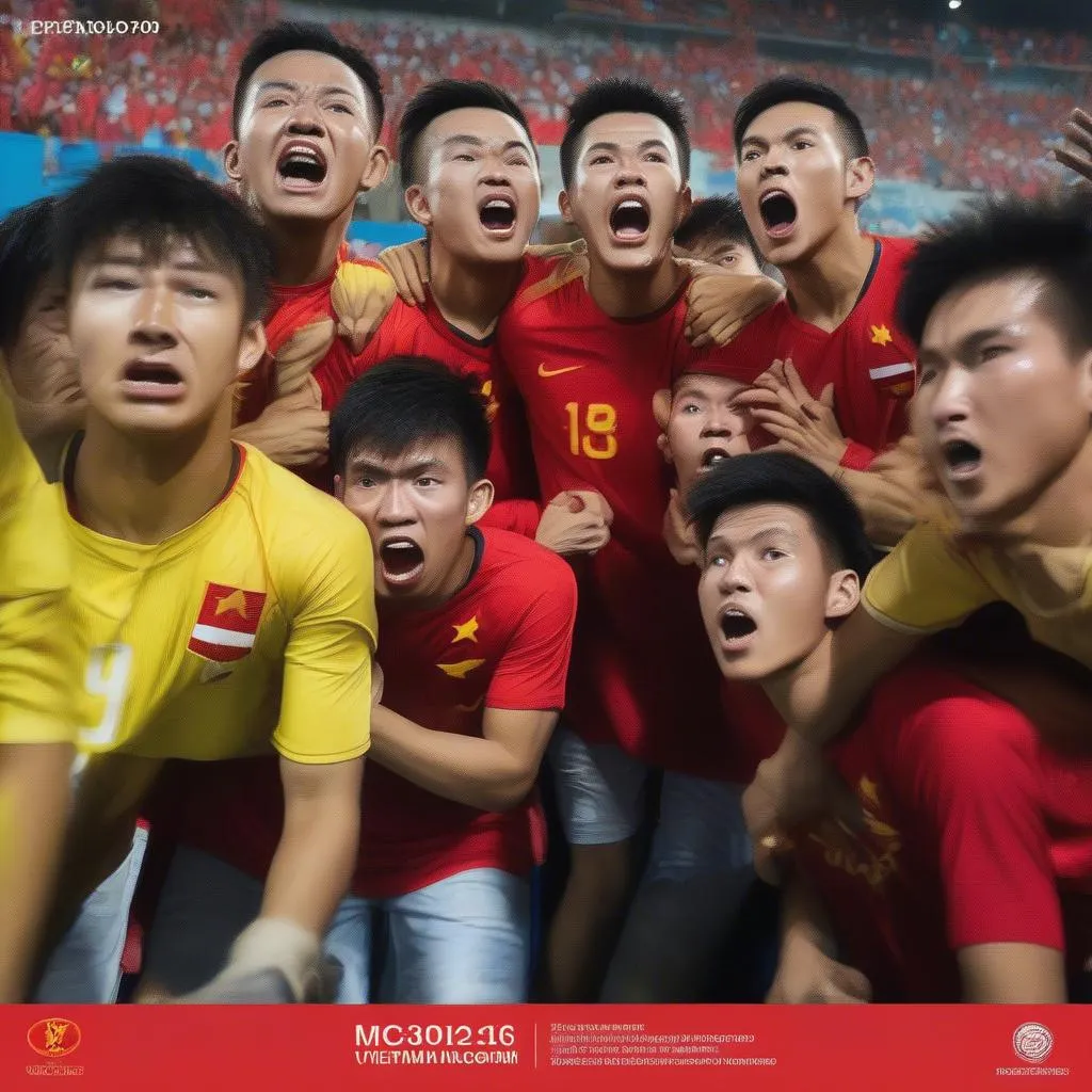 Hình ảnh đội tuyển U22 Việt Nam trong trận chung kết SEA Games 30