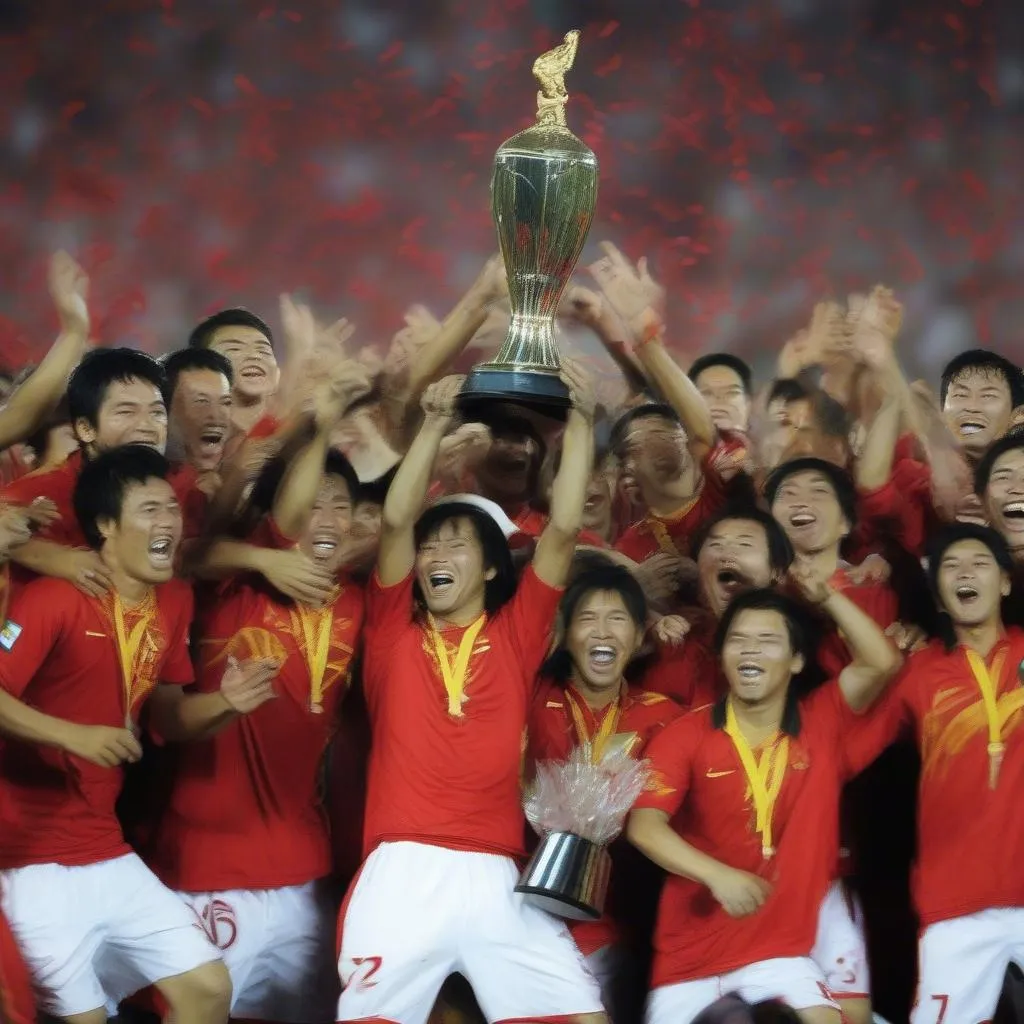 Hình ảnh Đội tuyển Việt Nam Vô địch AFF Cup 2008