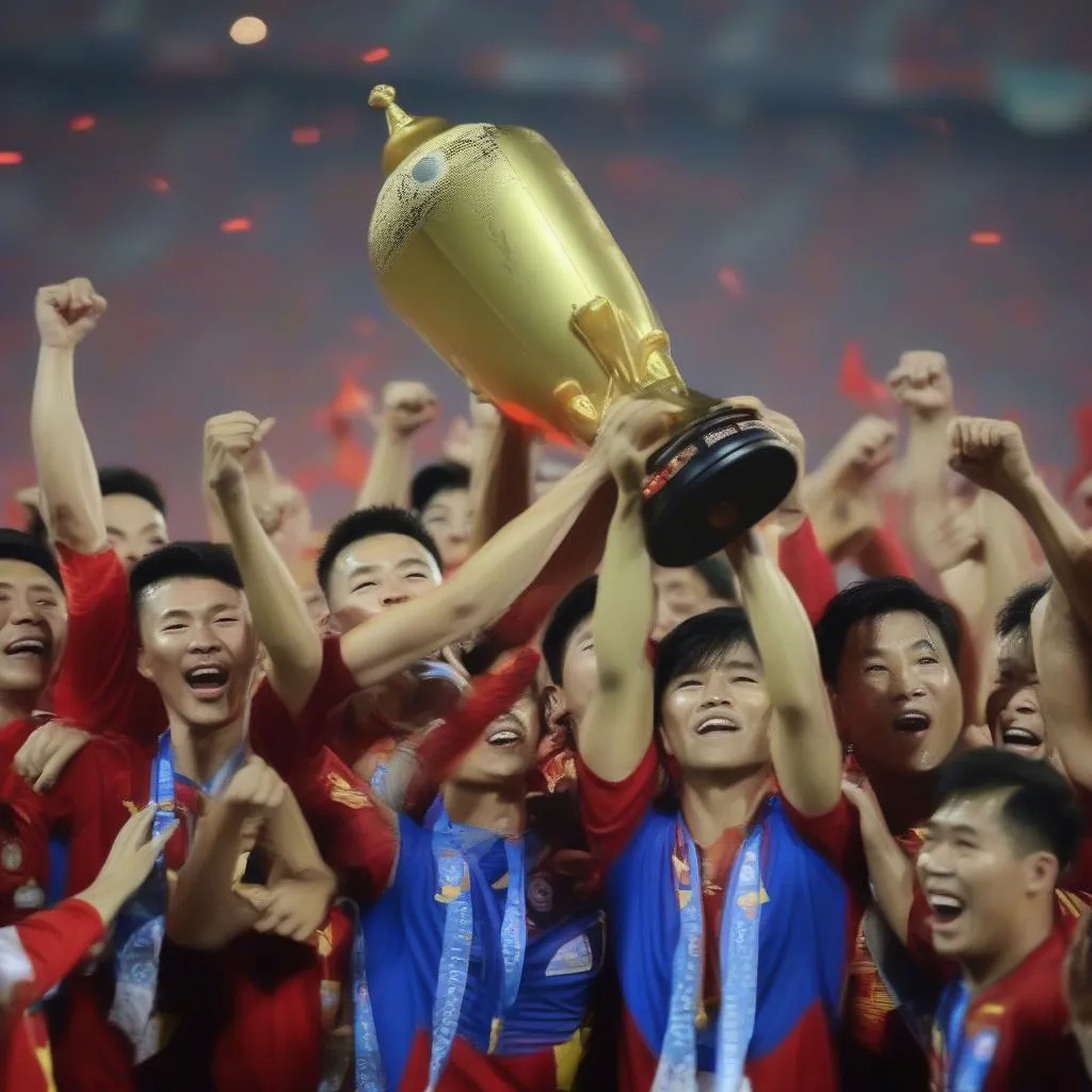 Đội tuyển bóng đá quốc gia Việt Nam giành chiến thắng thuyết phục tại AFF Cup