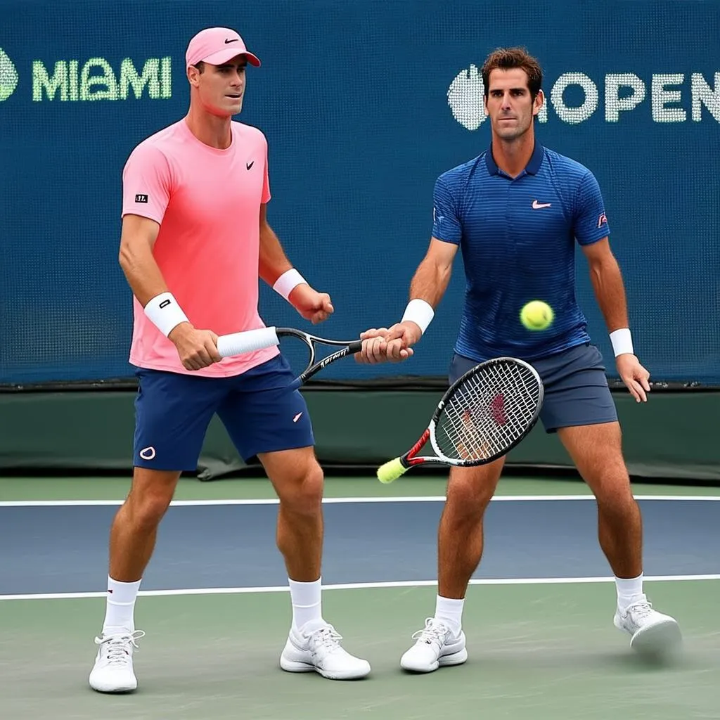 John Isner vs. Juan Martin del Potro