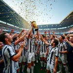 Juventus ăn mừng chức vô địch Serie A