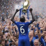 N'golo Kanté nâng cúp vô địch