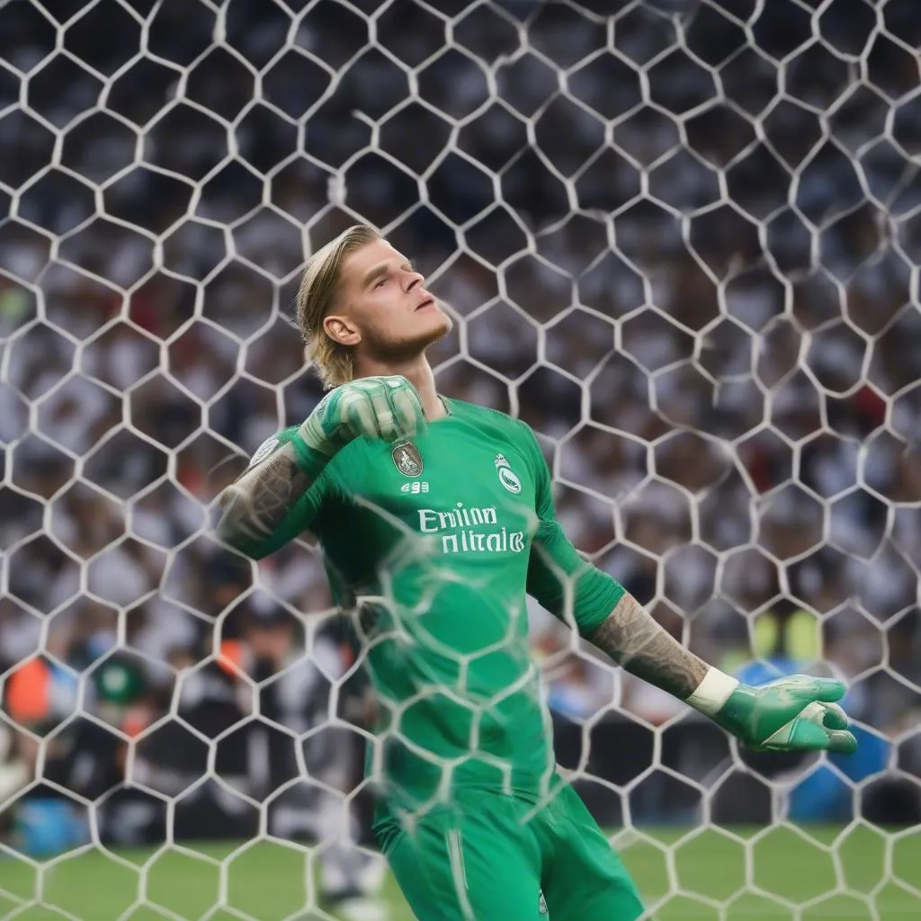 Loris Karius trong trận chung kết Champions League 2018