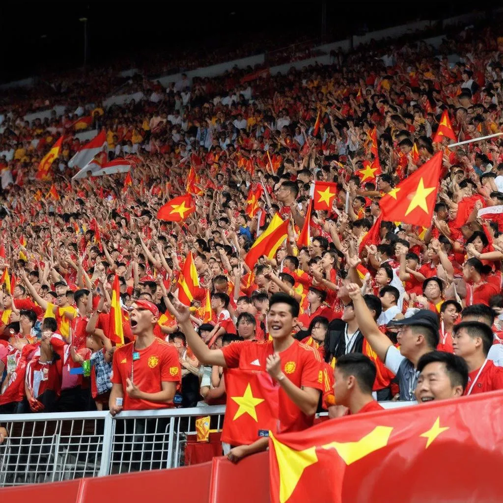 AFF Cup Fans Cheering