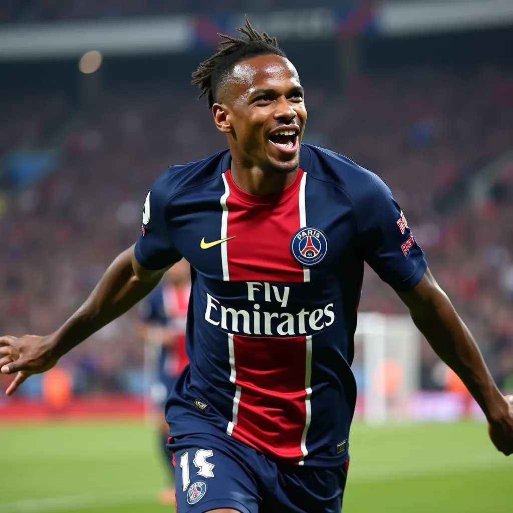 Kylian Mbappe ghi bàn cho PSG