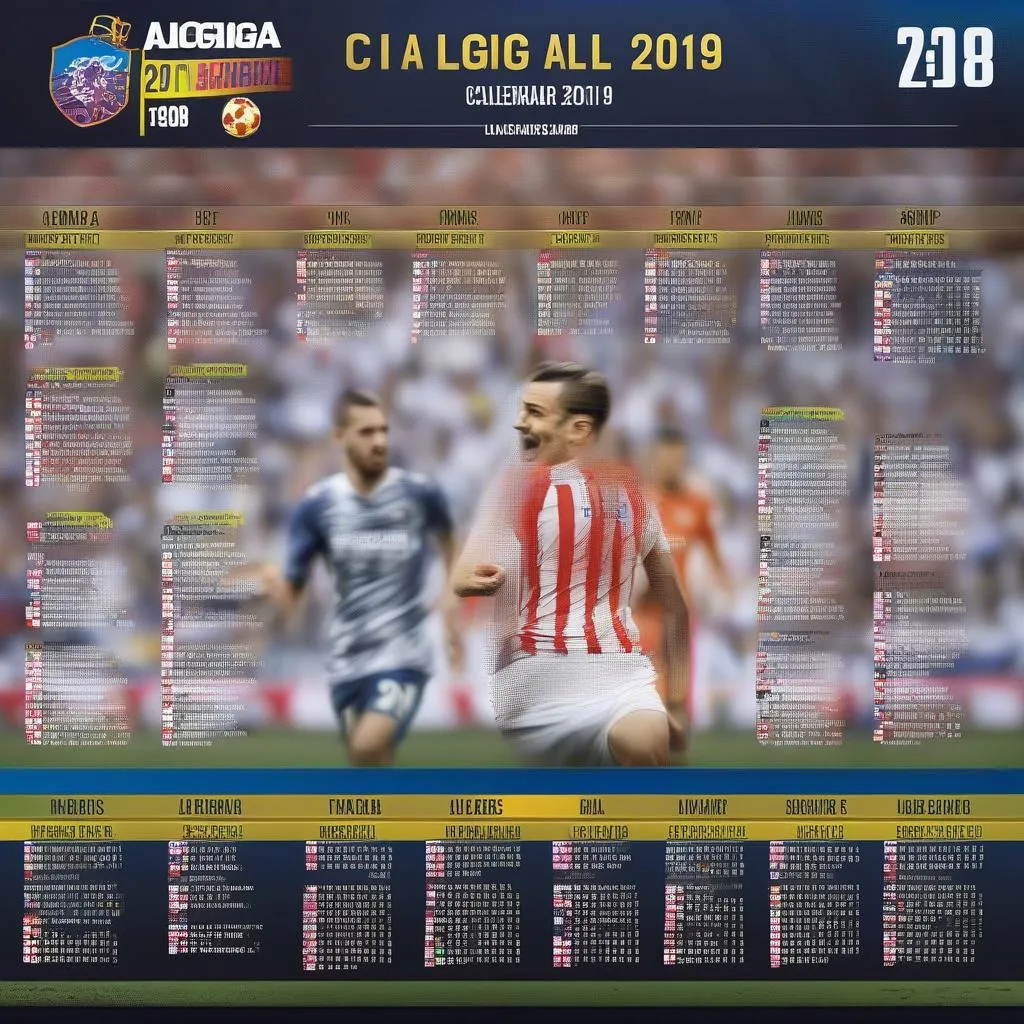 Lịch thi đấu La Liga 2018-2019