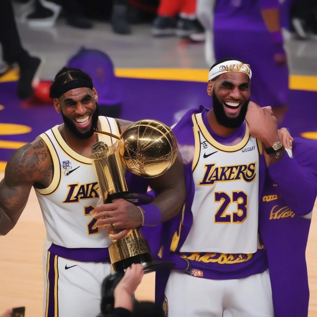 LeBron James Vo Dich Los Angeles Lakers