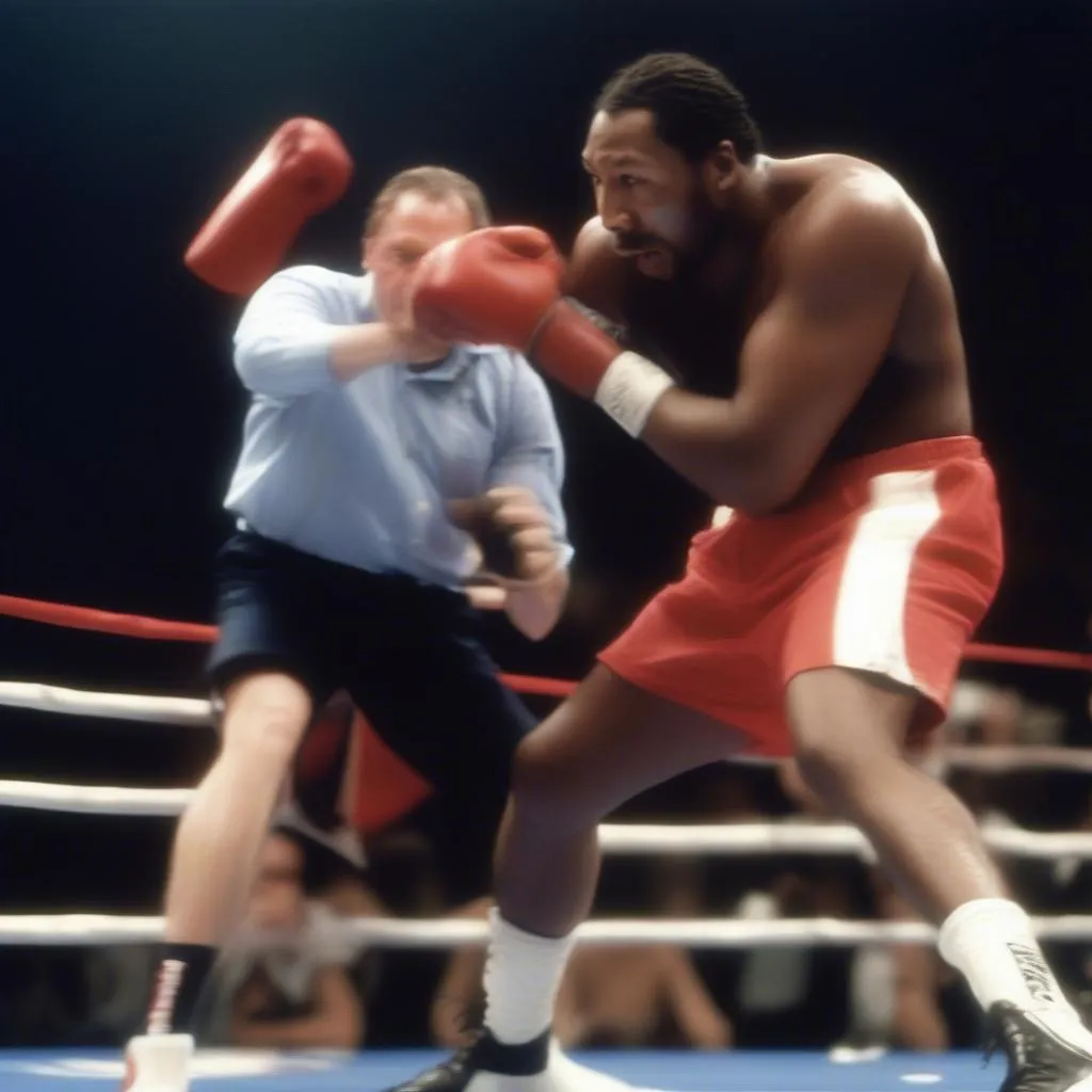 Lennox Lewis tung cú đấm uy lực