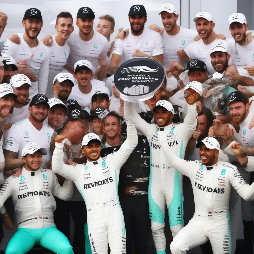 Lewis Hamilton vô địch F1 2019 cùng Mercedes