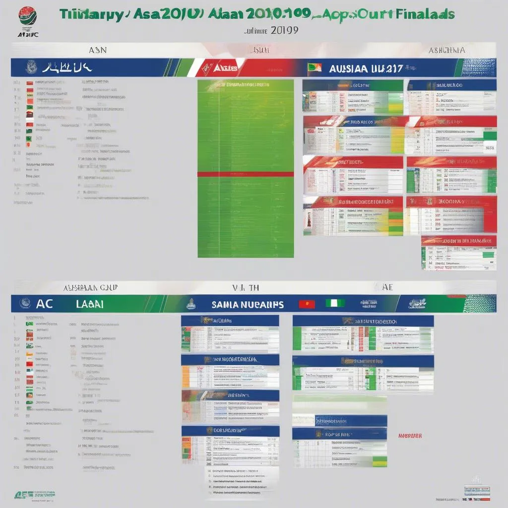 Lịch thi đấu AFC Asian Cup UAE 2019 tứ kết ngày 25/1