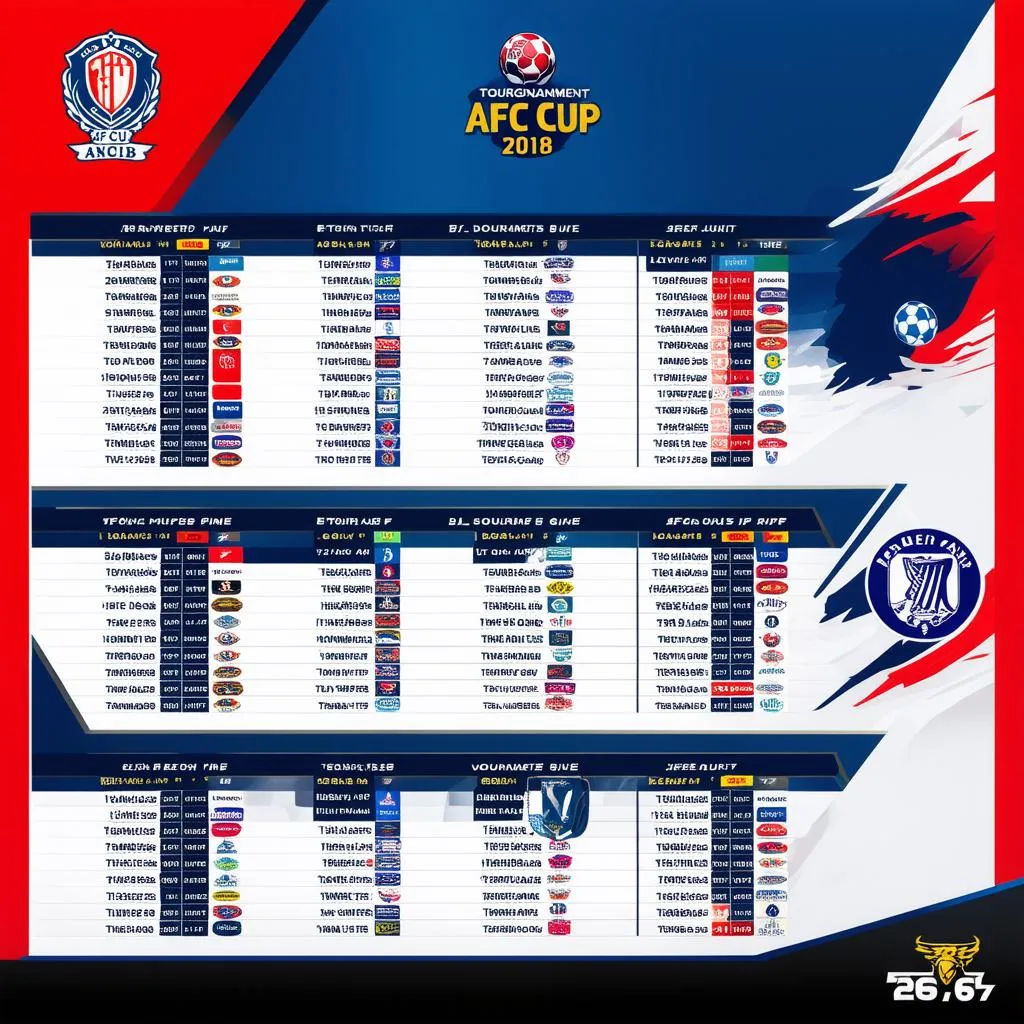 Lịch thi đấu AFC Cup 2018