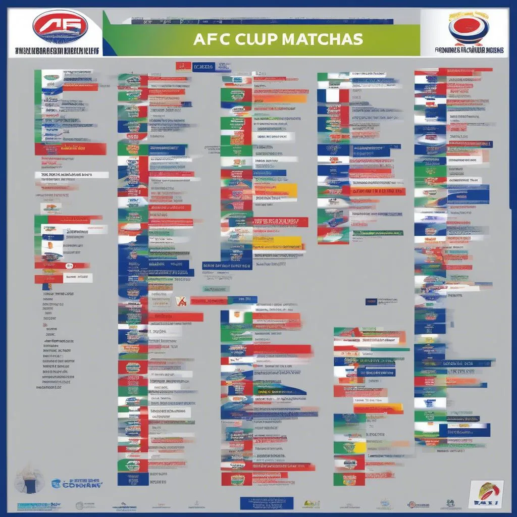 Lịch thi đấu AFC Cup