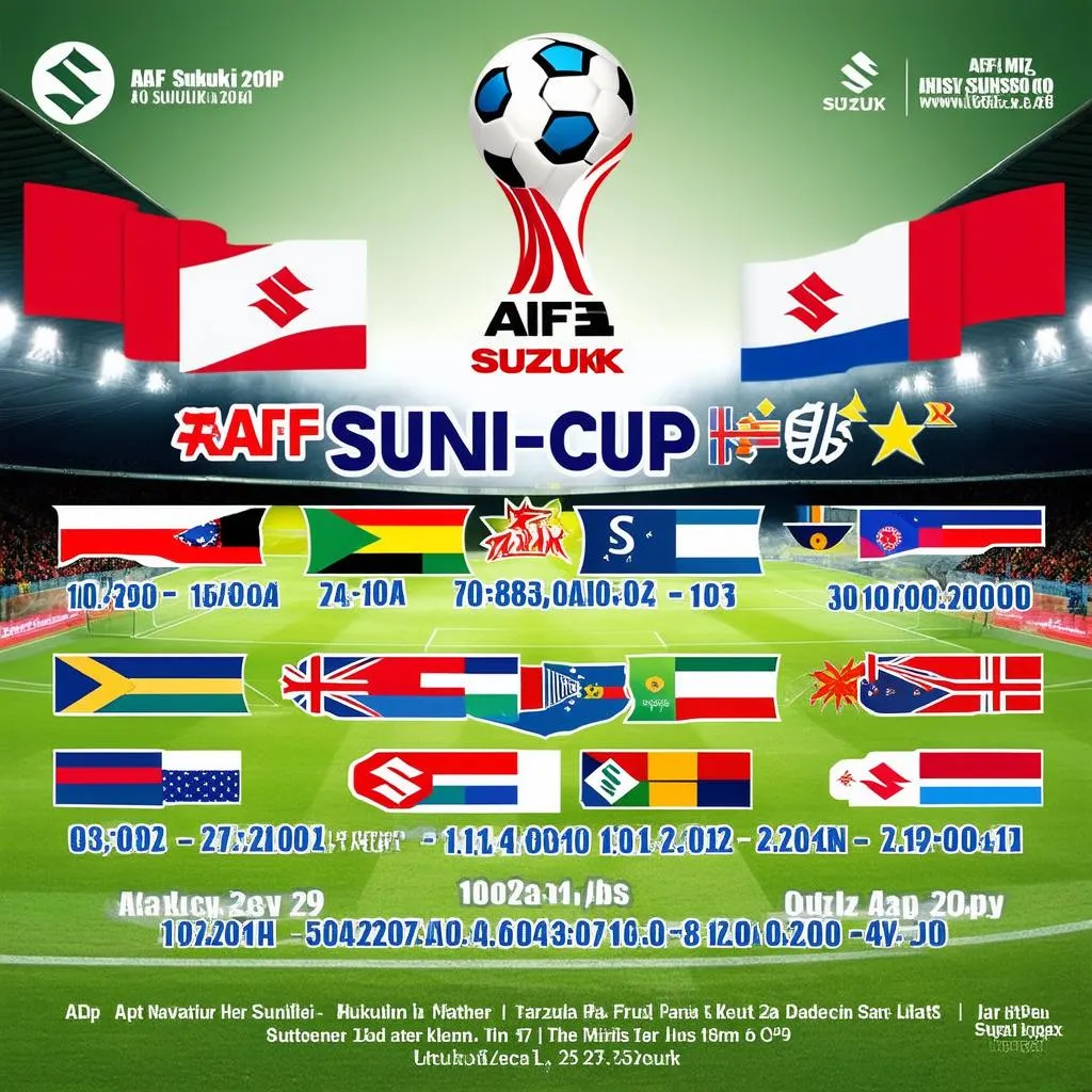 Lịch thi đấu AFF Suzuki Cup