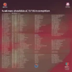 Lịch thi đấu Asiad 2018 vòng 1/8 bóng đá nam