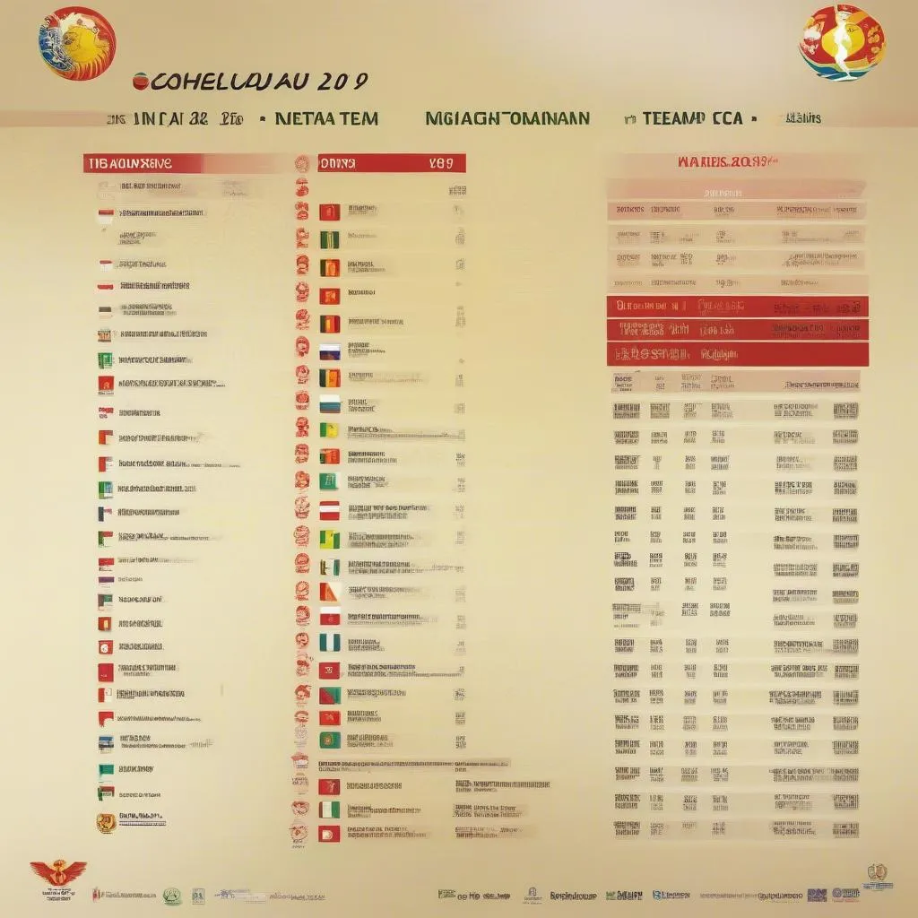 Lịch thi đấu Asian Cup 2019 - Đội tuyển Việt Nam