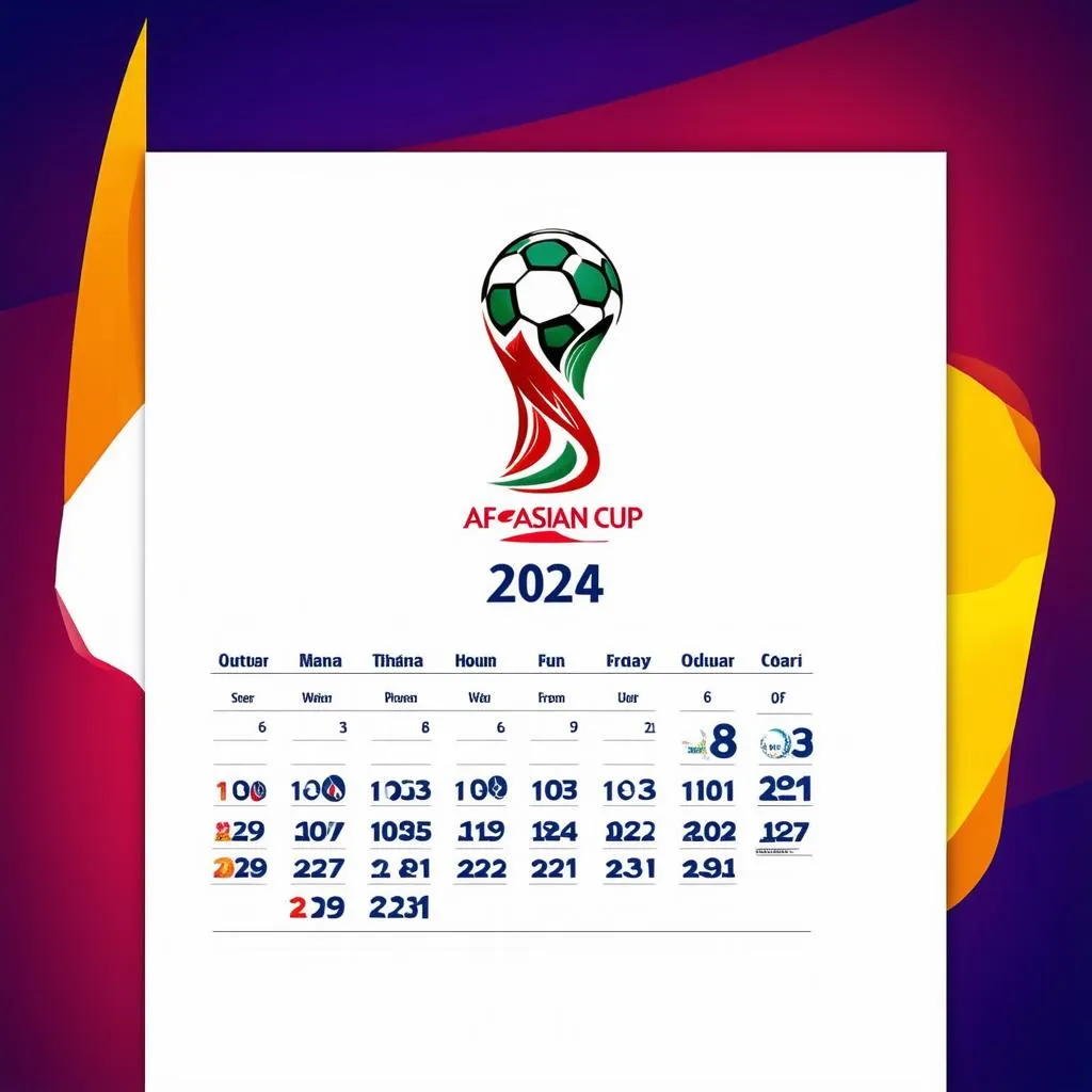 Lịch thi đấu Asian Cup 2024