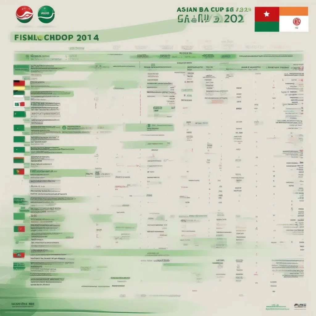 Lịch thi đấu Asian Cup 2024 hôm nay - Cập nhật mới nhất