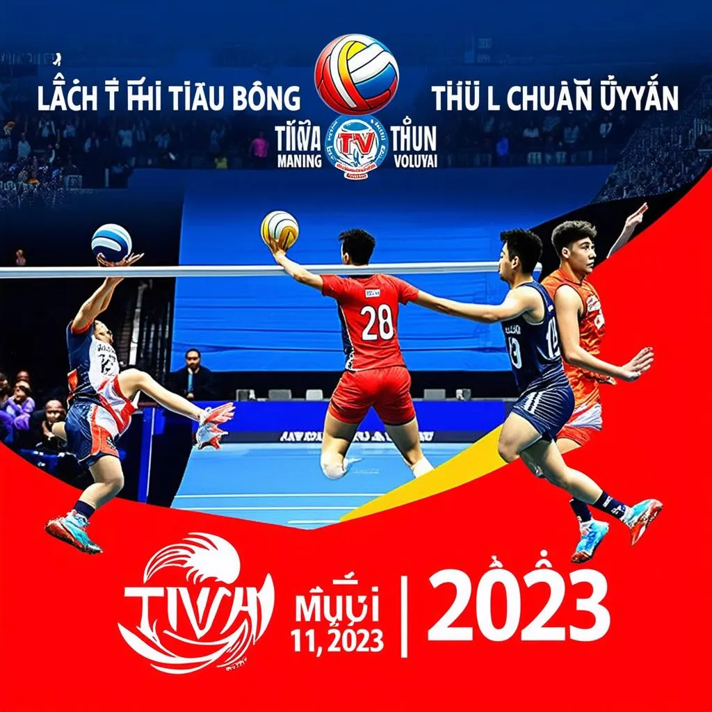 Lịch thi đấu bóng chuyền THVL mùa giải 2023